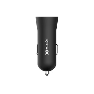 X2PD Compact & Fast Dual Car Charger with 30W USB-C PD - Black - RapidX