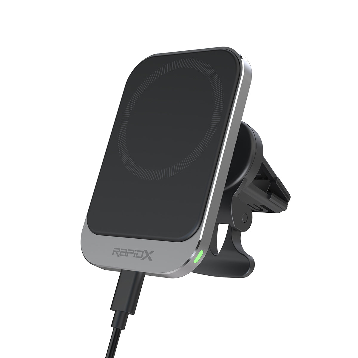 Dashio MW1 Car Vent Mount & Magnetic Wireless Charger Pad, up to 15W, for iPhone 15/14/13/12 & newer, or other iPhone/Android with MagSafe/Magnetic Case